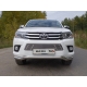 Защита передняя Кенгурятник 76 мм ТСС для Toyota Hilux 2015-2021