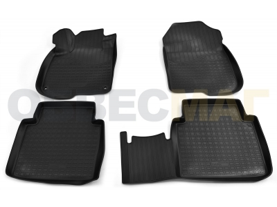 Коврики 3D в салон Norplast полиуретан чёрные для Honda CR-V 2017-2021