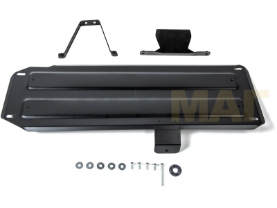 Защита топливного бака Автоброня, сталь 2 мм для Mitsubishi L200, V - 2.4d; 2,4d H.P. 2015-2018