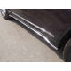 Пороги труба 42 мм ТСС для Infiniti QX70 2013-2017