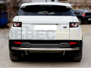 Защита заднего бампера 60 мм с подгибами для Range Rover Evoque № RRE_3